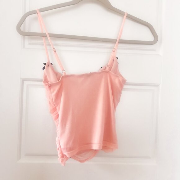 West of Melrose Ruched Cami - Pink - XS - Picture 2 of 3